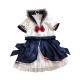 Little Witch Navy Collar JK Lolita Style Top & Skirt Set (DJ09)